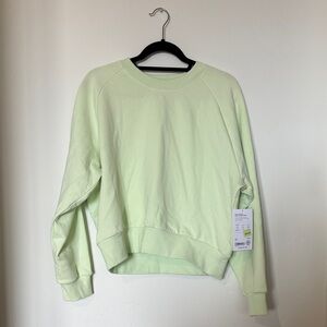 Athleta Light Green Pullover Sweatshirt